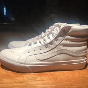 Vans White Hightop Sneakers